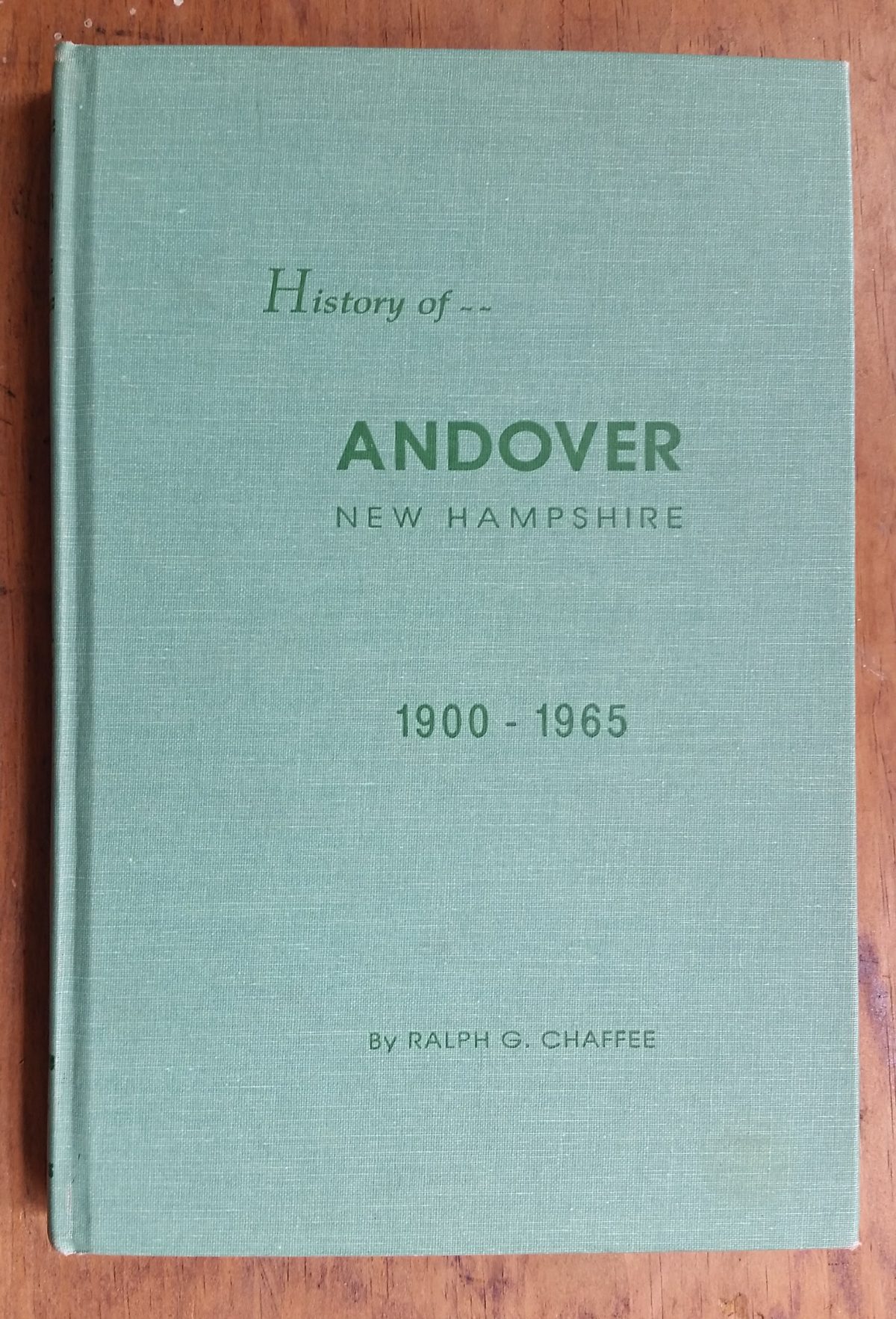 From the General Store – Andover Historical Society – Andover, New